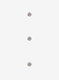 Steel Basic CZ Nose Stud 3 Pack