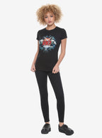 Slayer Sword Pentagram Girls T-Shirt
