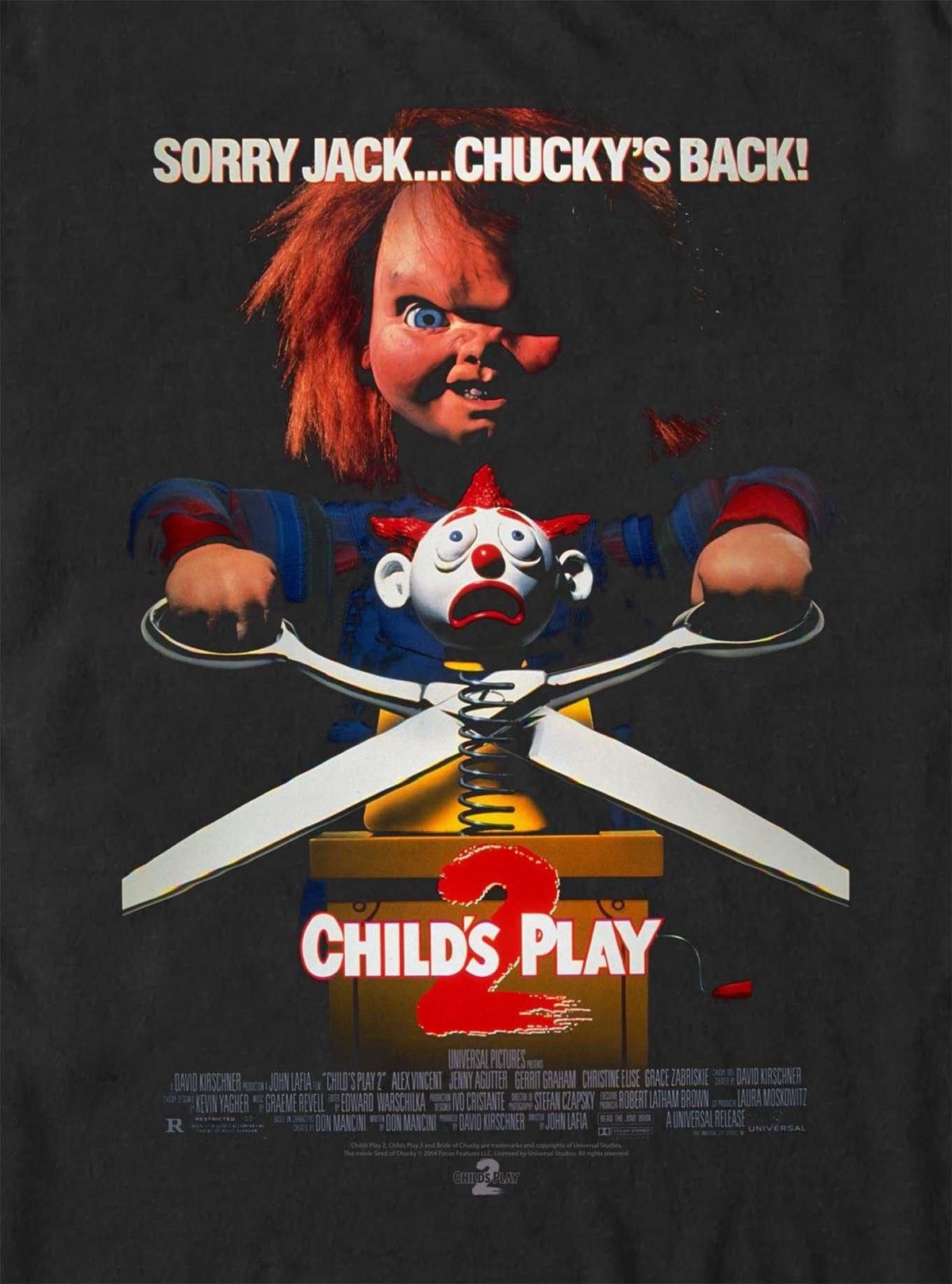 Chucky Childs Play 2 Poster T-Shirt