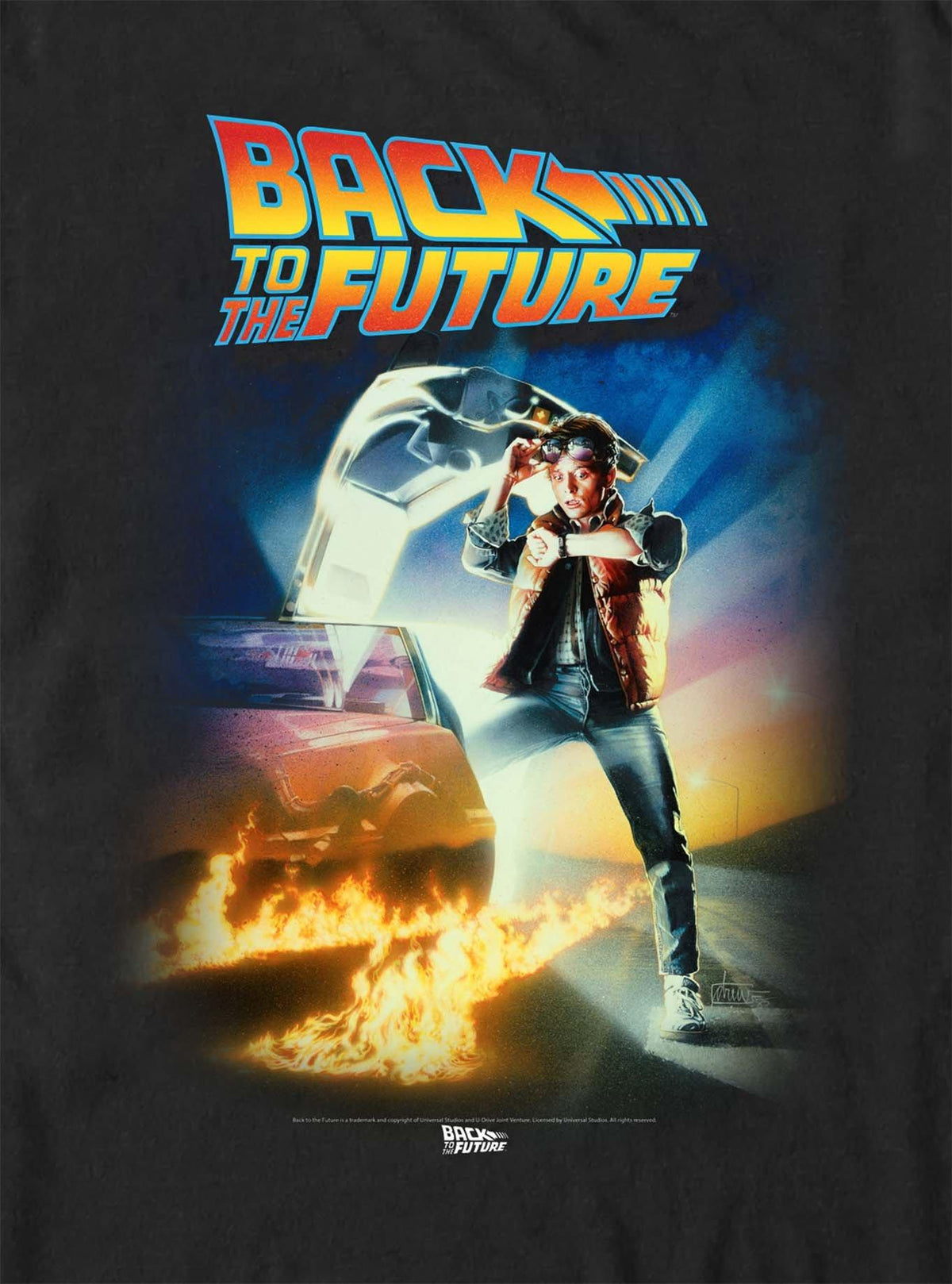 Back to the Future Poster T-Shirt
