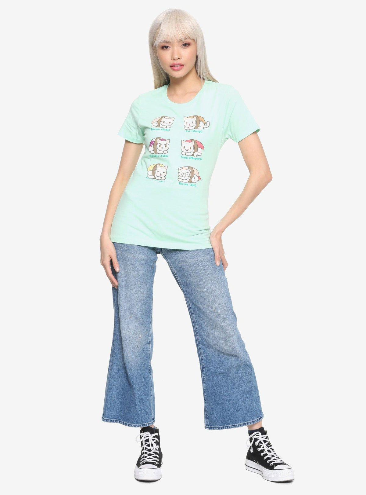 Sushi Cat Buffet Girls T-Shirt