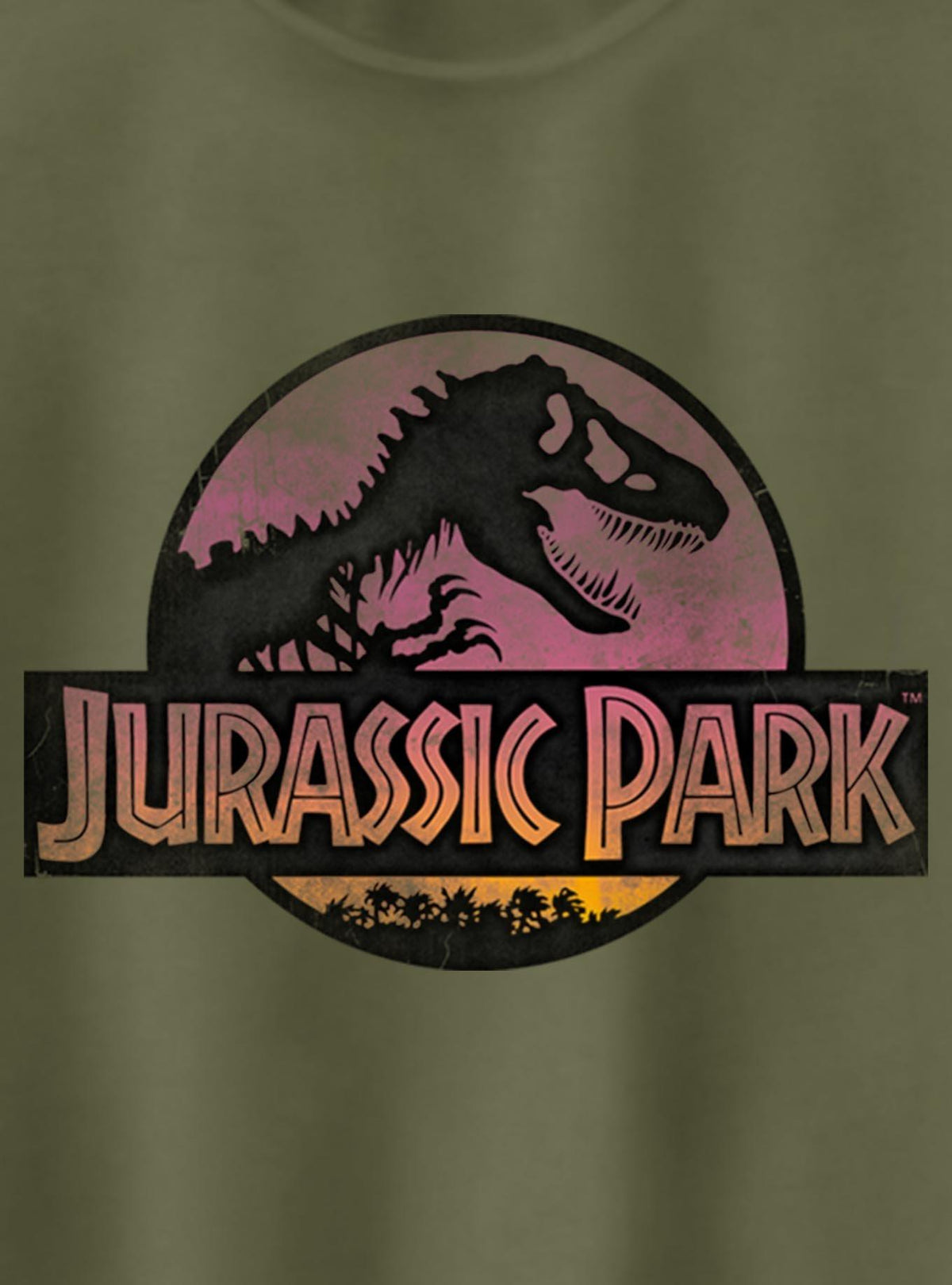 Universal Jurassic Park Safari Logo Girls Tank