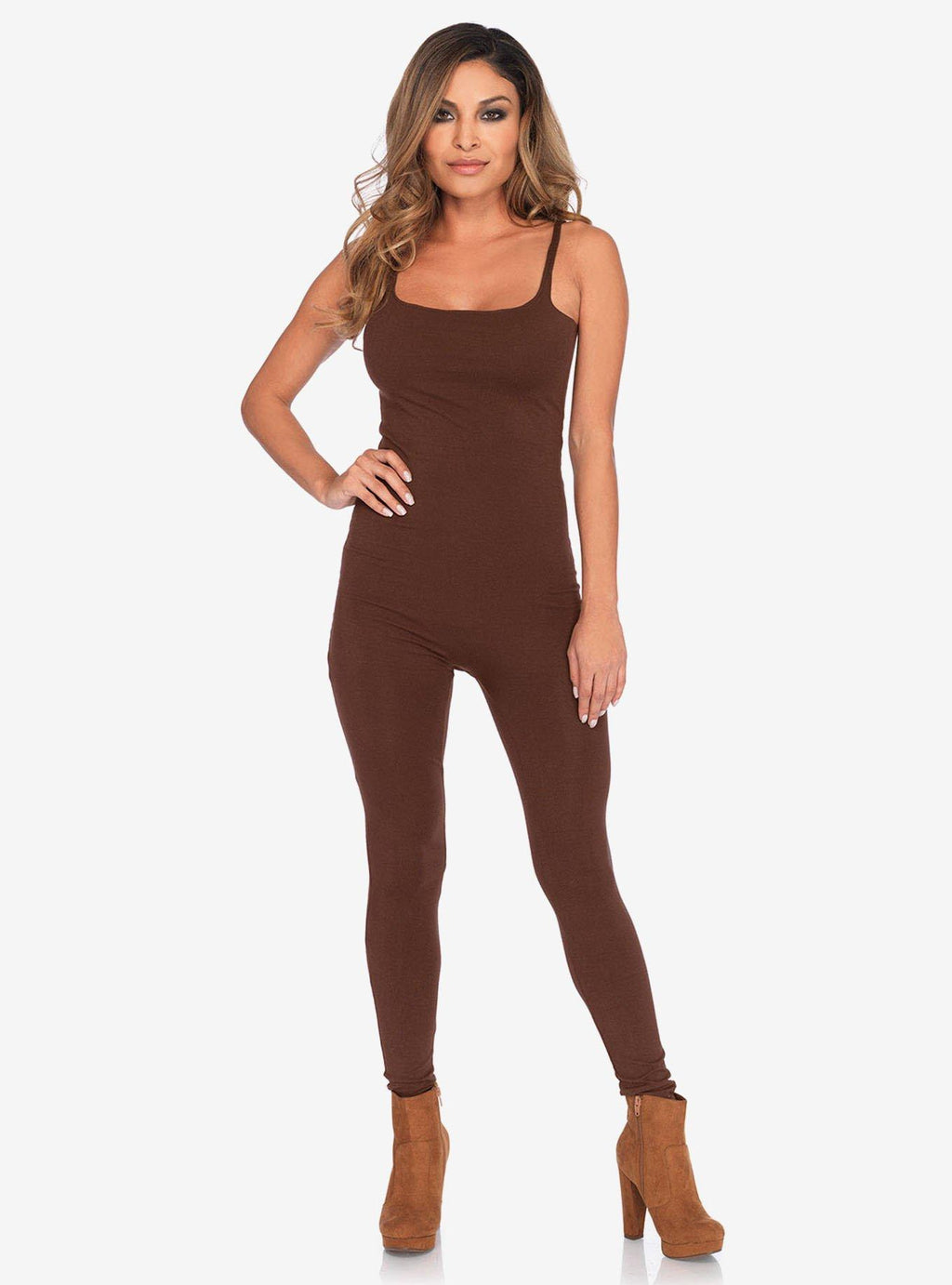 Brown Basic Unitard