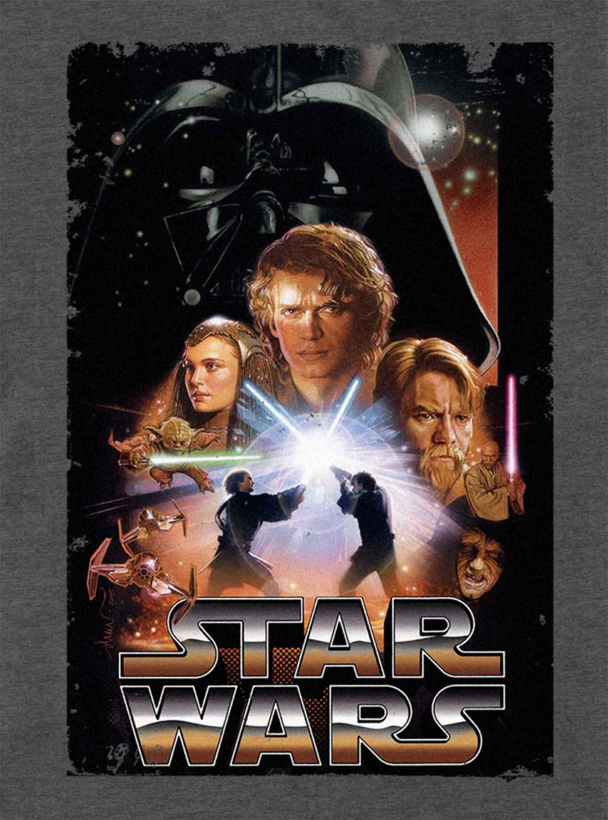 Star Wars Revenge Of The Sith Poster T-Shirt