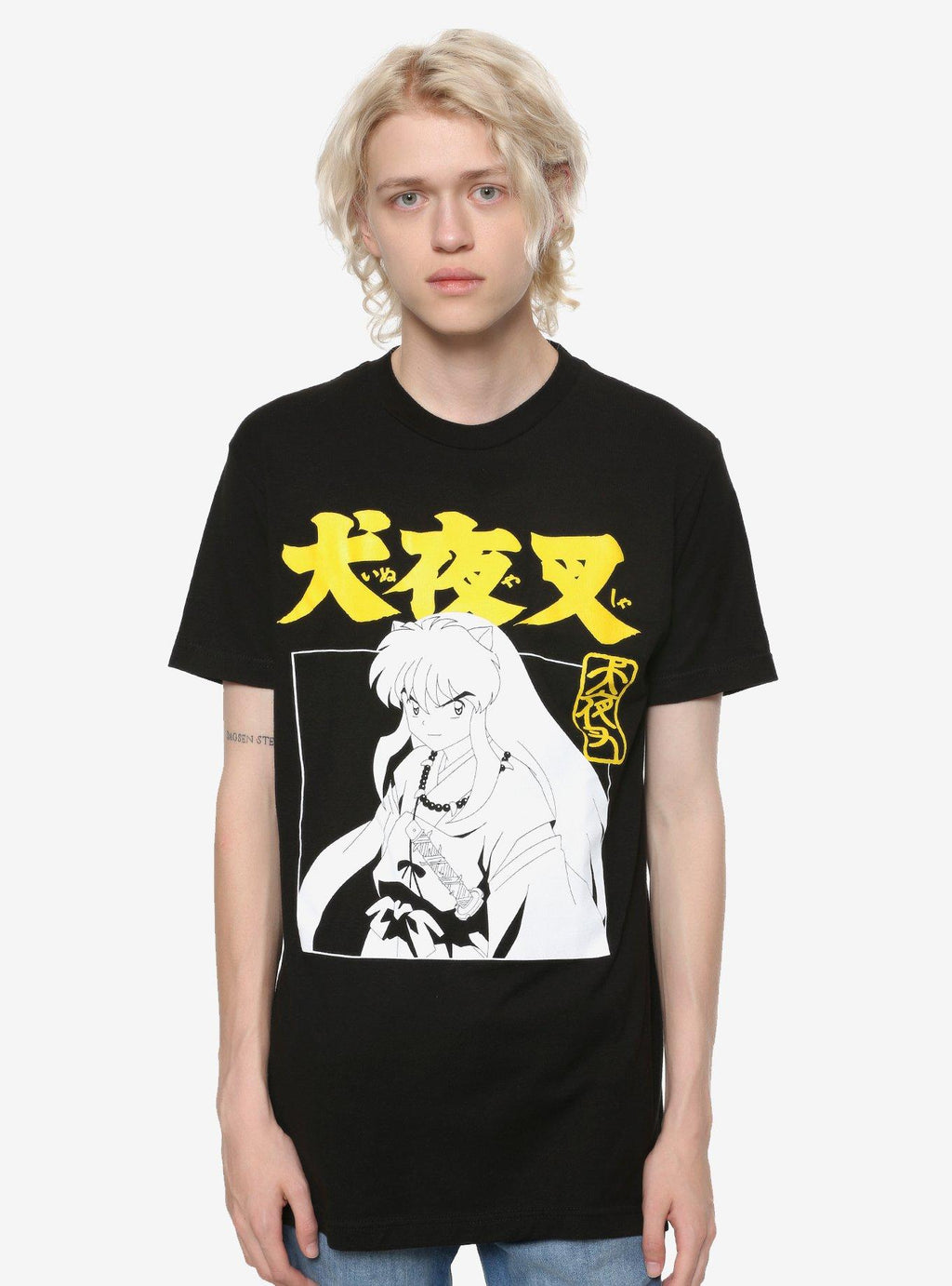 InuYasha Yellow & White T-Shirt