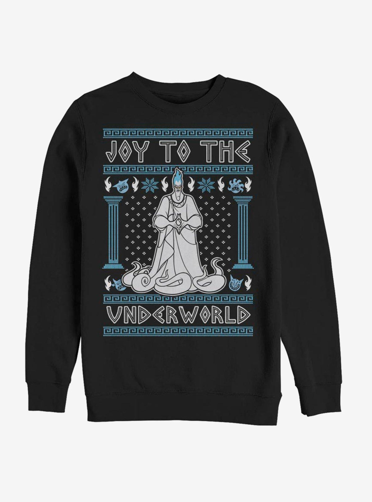 Disney Hercules Hades Joy To The Underworld Ugly Christmas Crew Sweatshirt