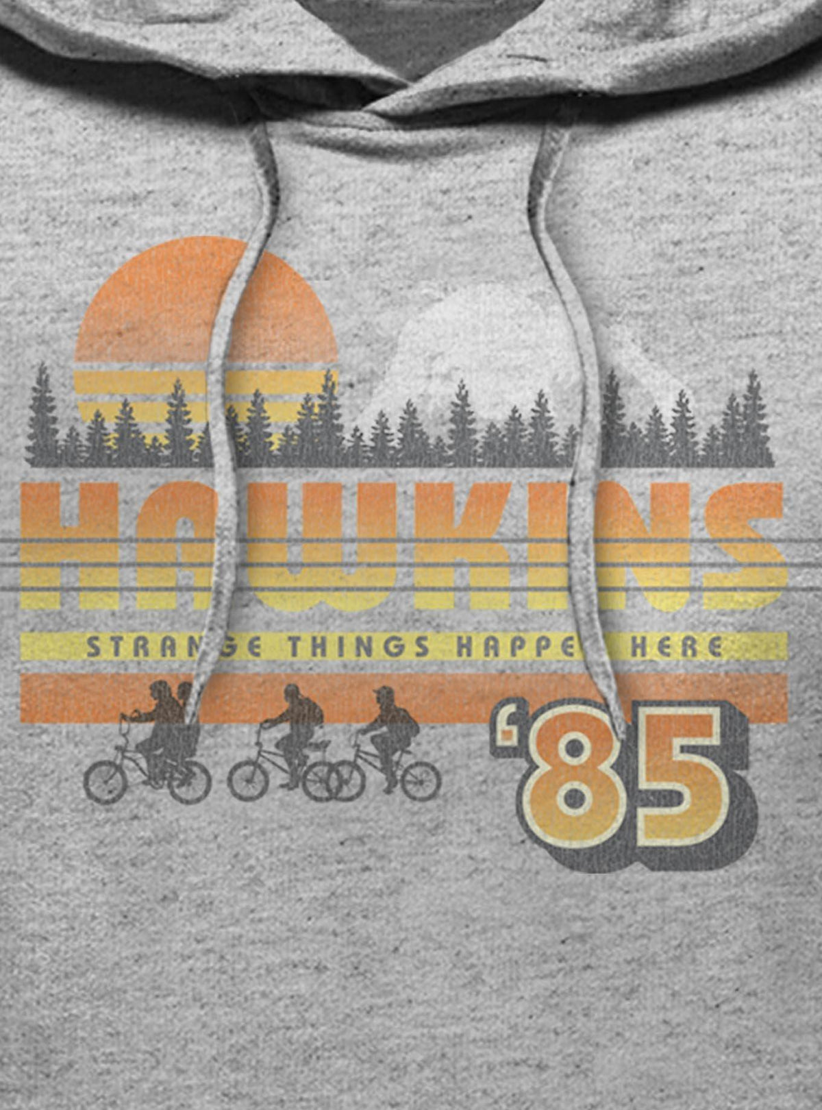 Stranger Things Hawkins Vintage Sunset Hoodie