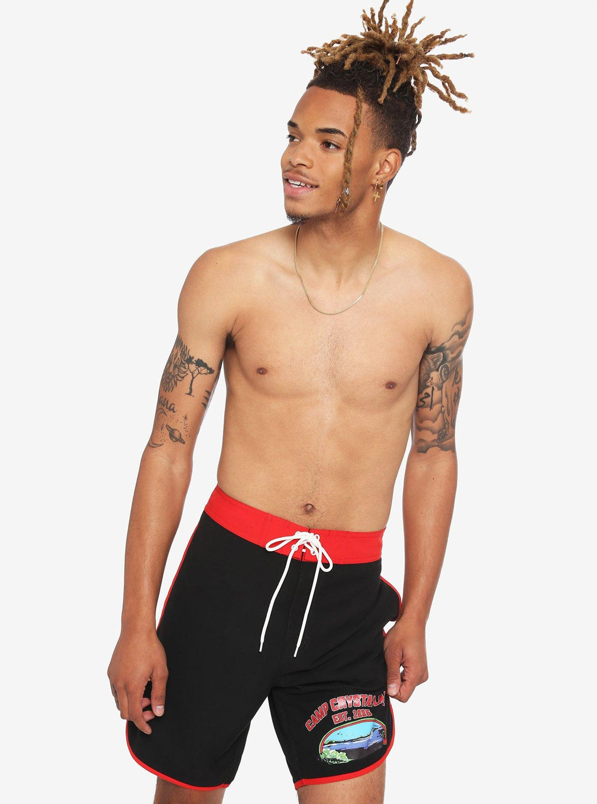 Friday The 13th Camp Crystal Lake Swim Trunks