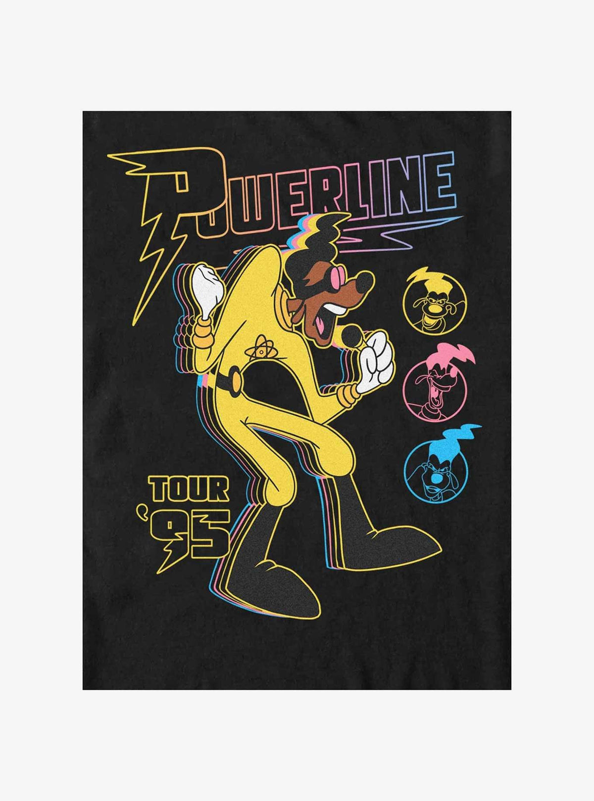 Disney A Goofy Movie Powerline Tour Cowlneck Long-Sleeve Girls Top