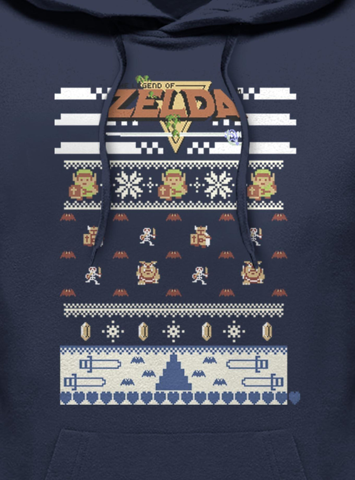 Nintendo The Legend Of Zelda Video Game Hoodie