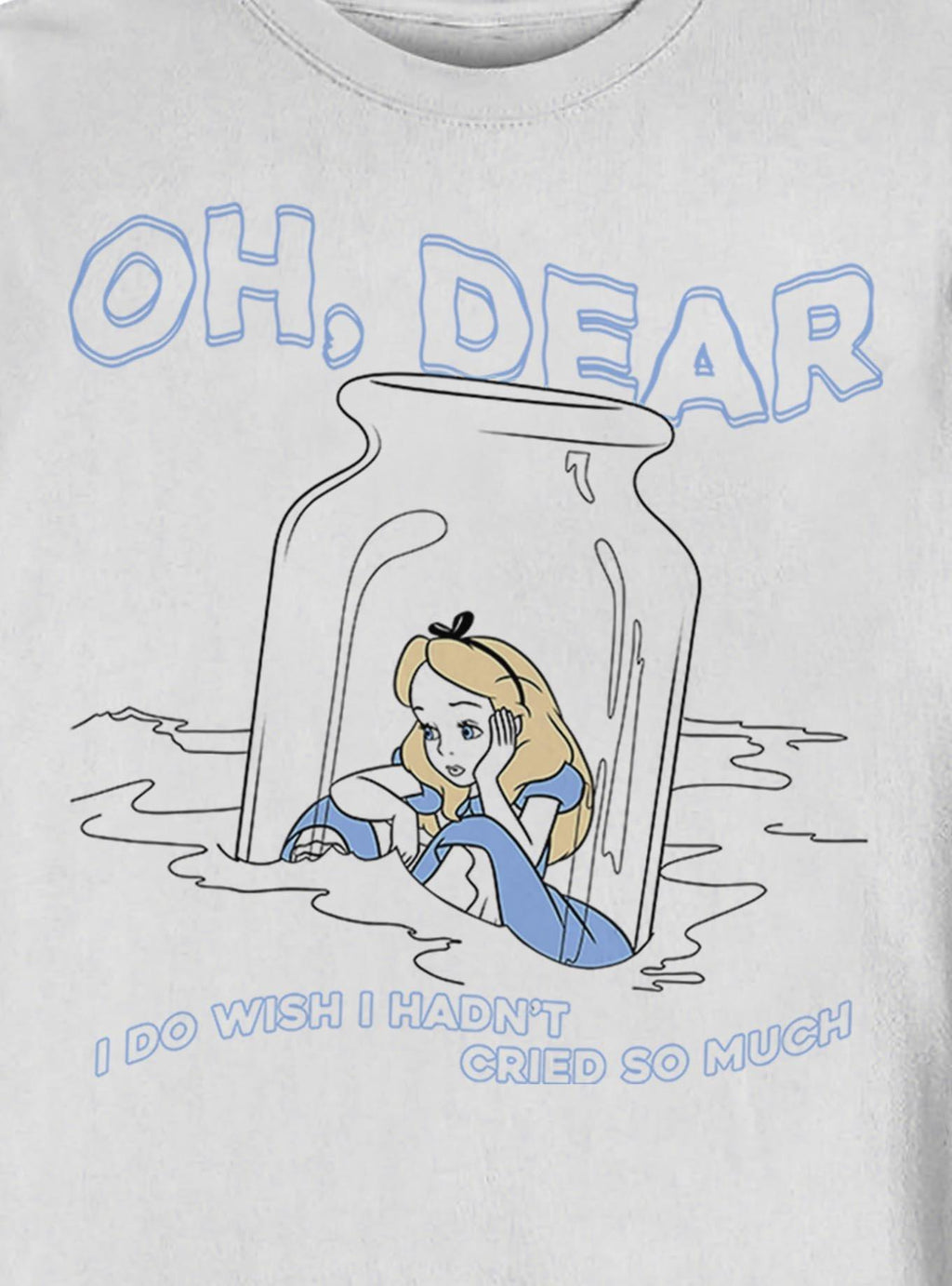 Disney Alice In Wonderland Dear Tears Crew Sweatshirt