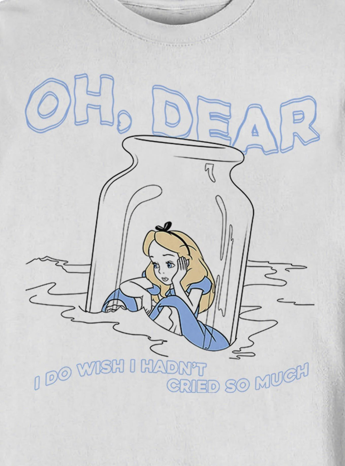 Disney Alice In Wonderland Dear Tears Crew Sweatshirt