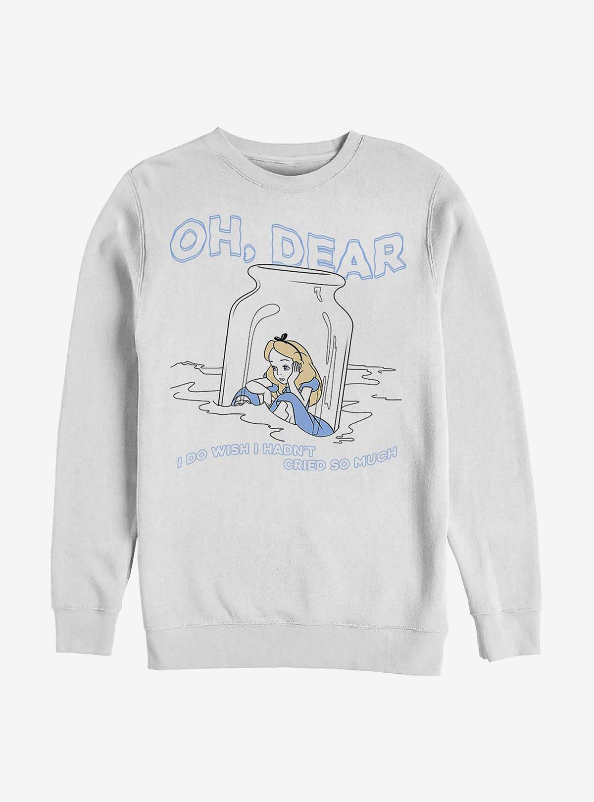 Disney Alice In Wonderland Dear Tears Crew Sweatshirt
