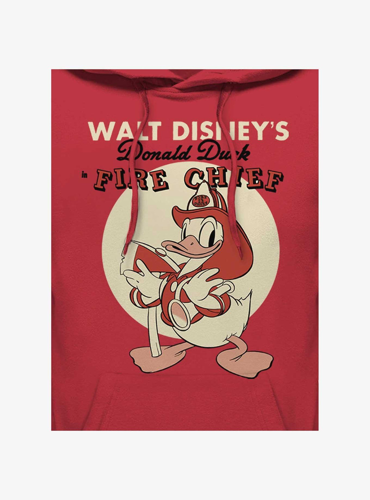 Disney Donald Duck Vintage Fireman Donald Hoodie