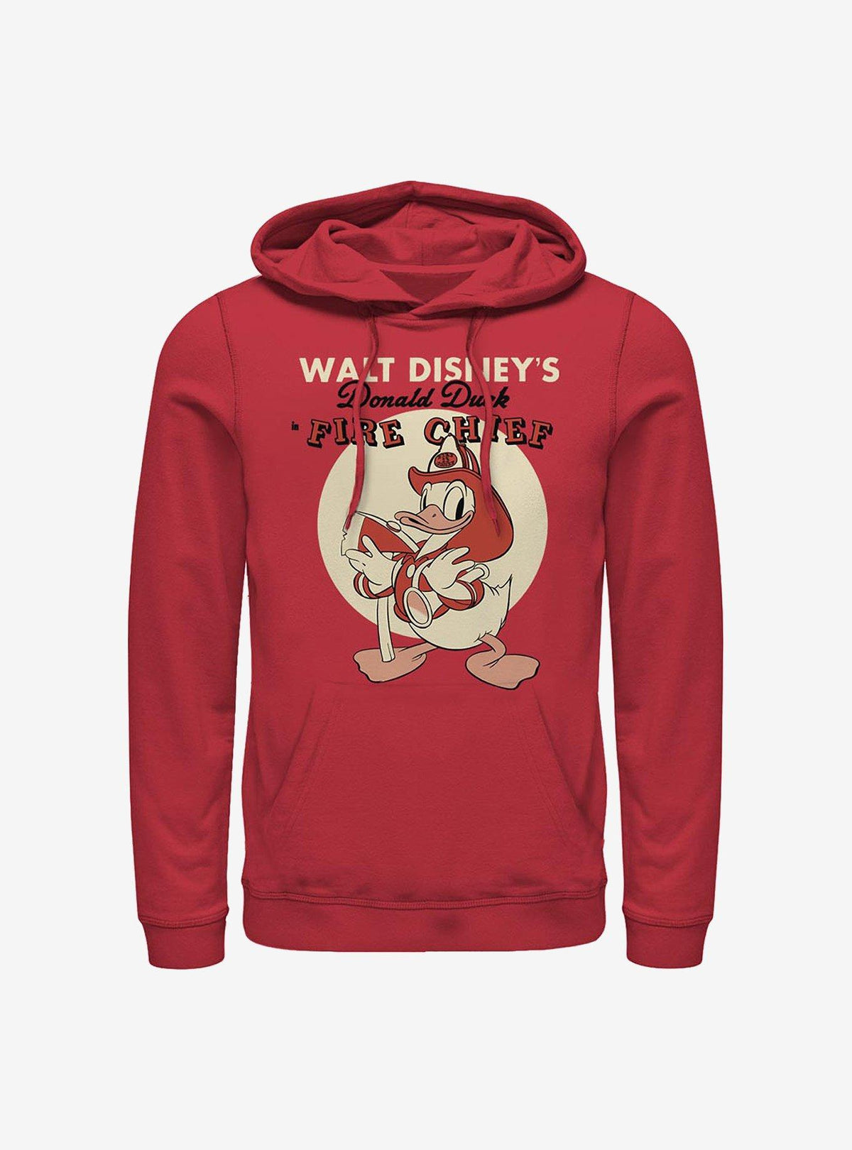 Disney Donald Duck Vintage Fireman Donald Hoodie
