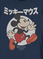 Disney Mickey Mouse Japanese Text Comic Crew Sweatshirt