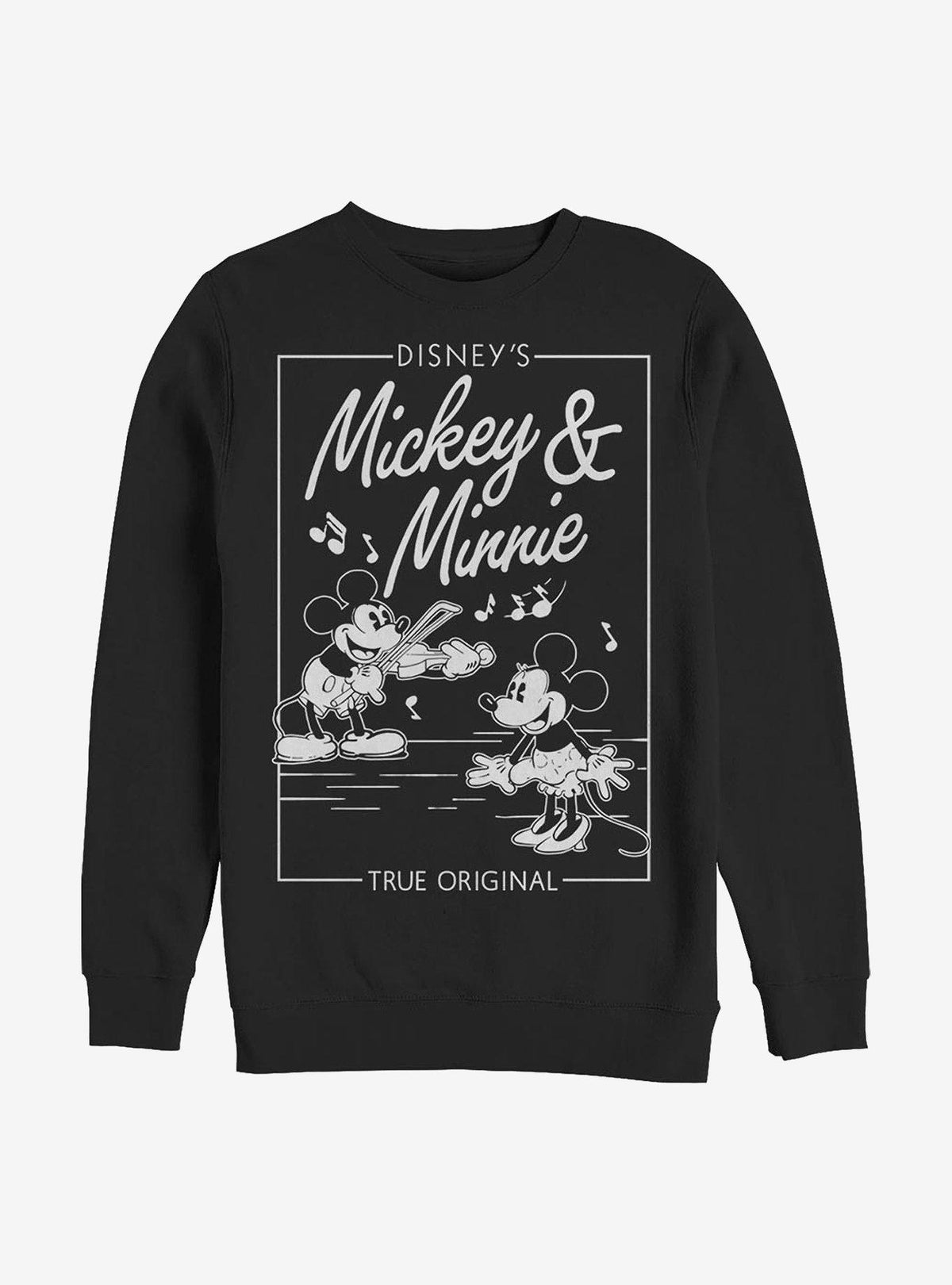 Disney Mickey Mouse & Minnie Mouse Music Cover Sweatshirt