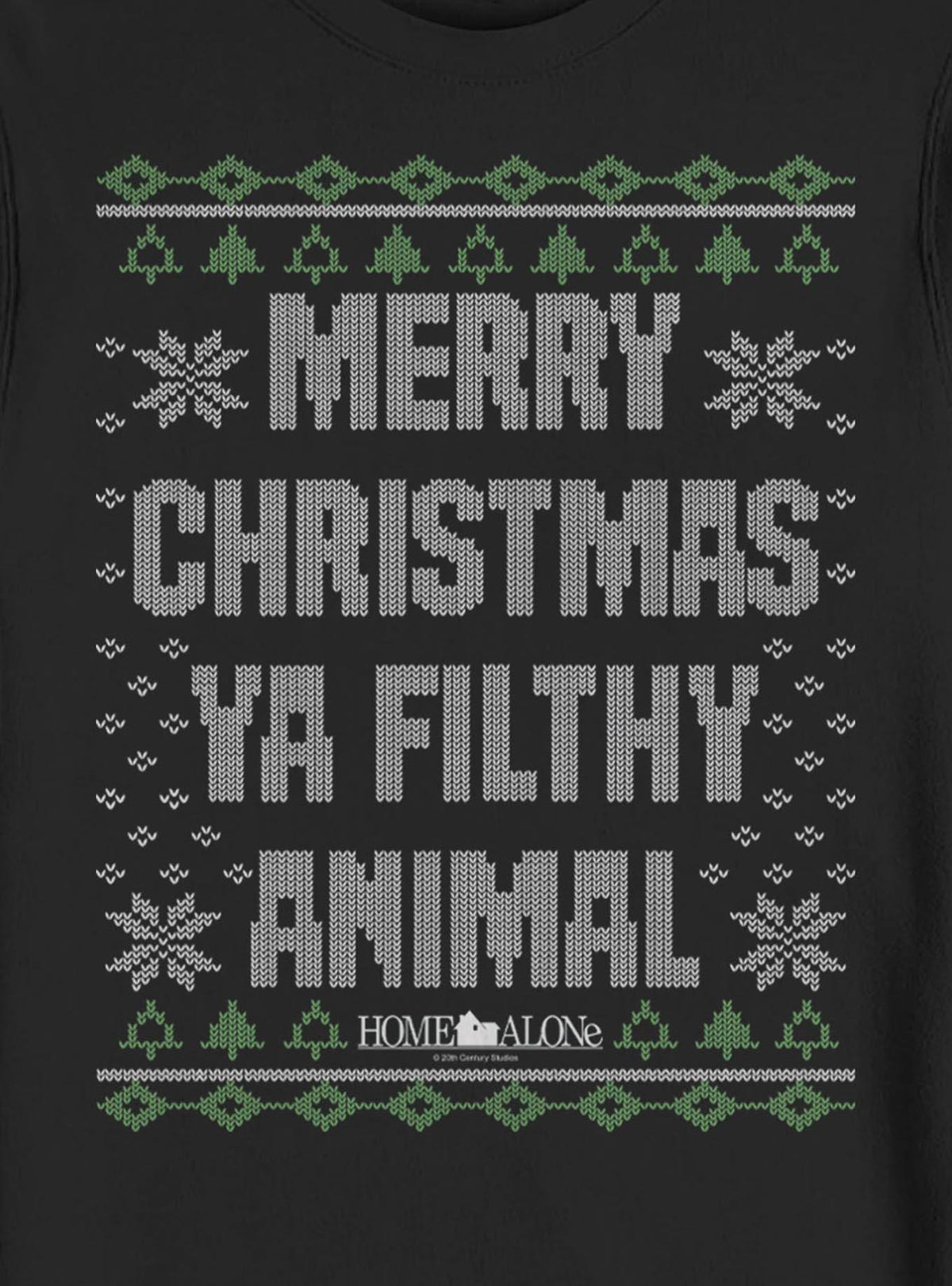 Home Alone Merry Christmas Ya Filthy Animal Ugly Holiday Crew Sweatshirt