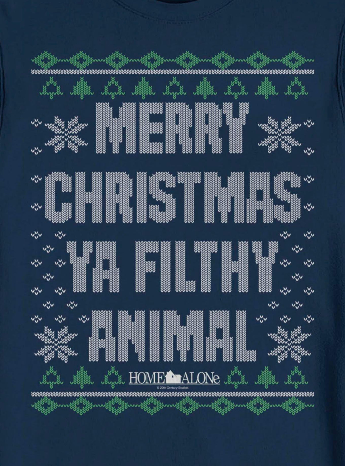 Home Alone Merry Christmas Ya Filthy Animal Ugly Holiday Crew Sweatshirt