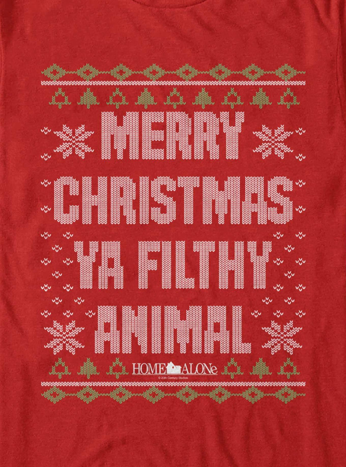 Home Alone Merry Christmas Ya Filthy Animal Ugly Holiday T-Shirt