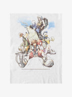 Disney Kingdom Hearts Group In The Clouds Girls T-Shirt
