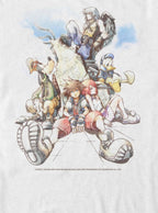 Disney Kingdom Hearts Group In The Clouds T-Shirt