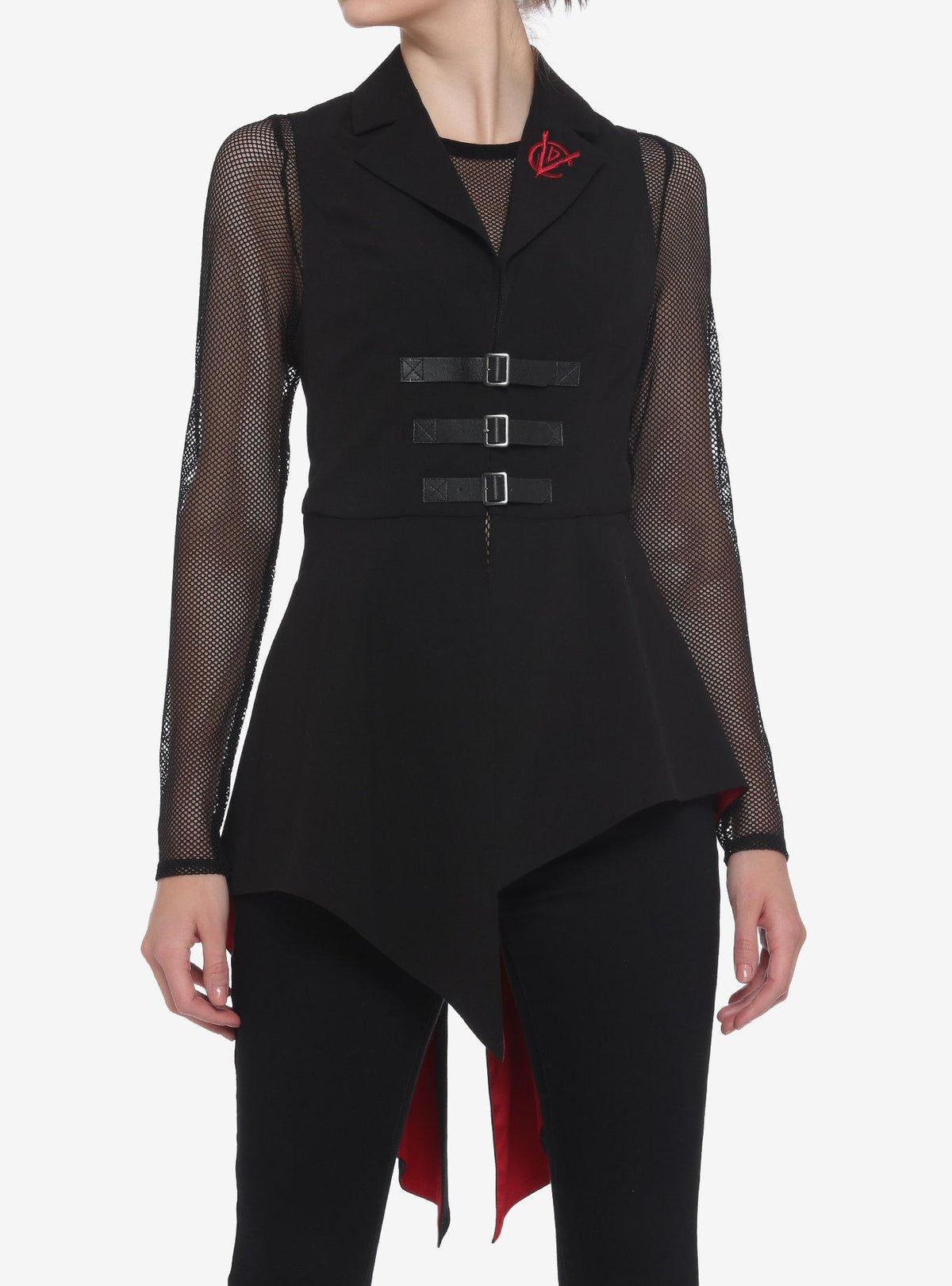 Her Universe Disney Cruella Buckle-Front Asymmetrical Waistcoat