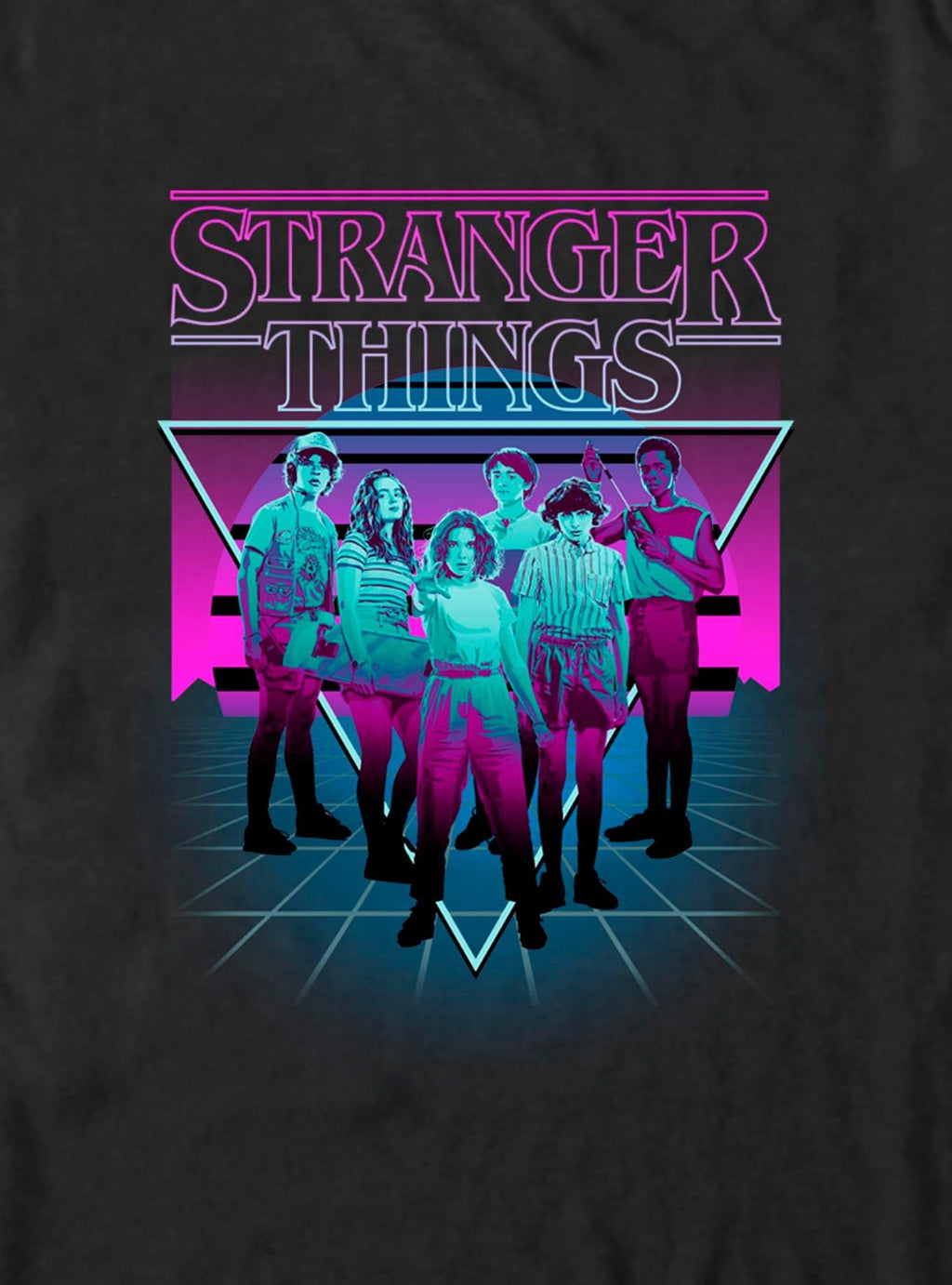 Stranger Things Neon Group T-Shirt