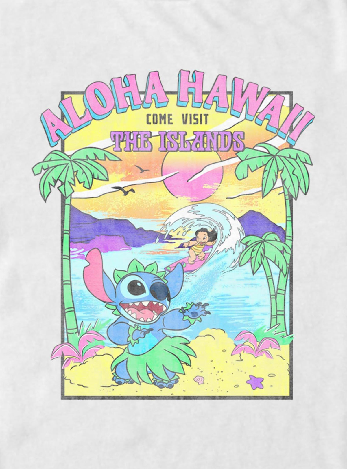 Disney Lilo & Stitch Visit The Islands T-Shirt