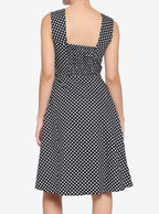 Black White Polka Dot Dress