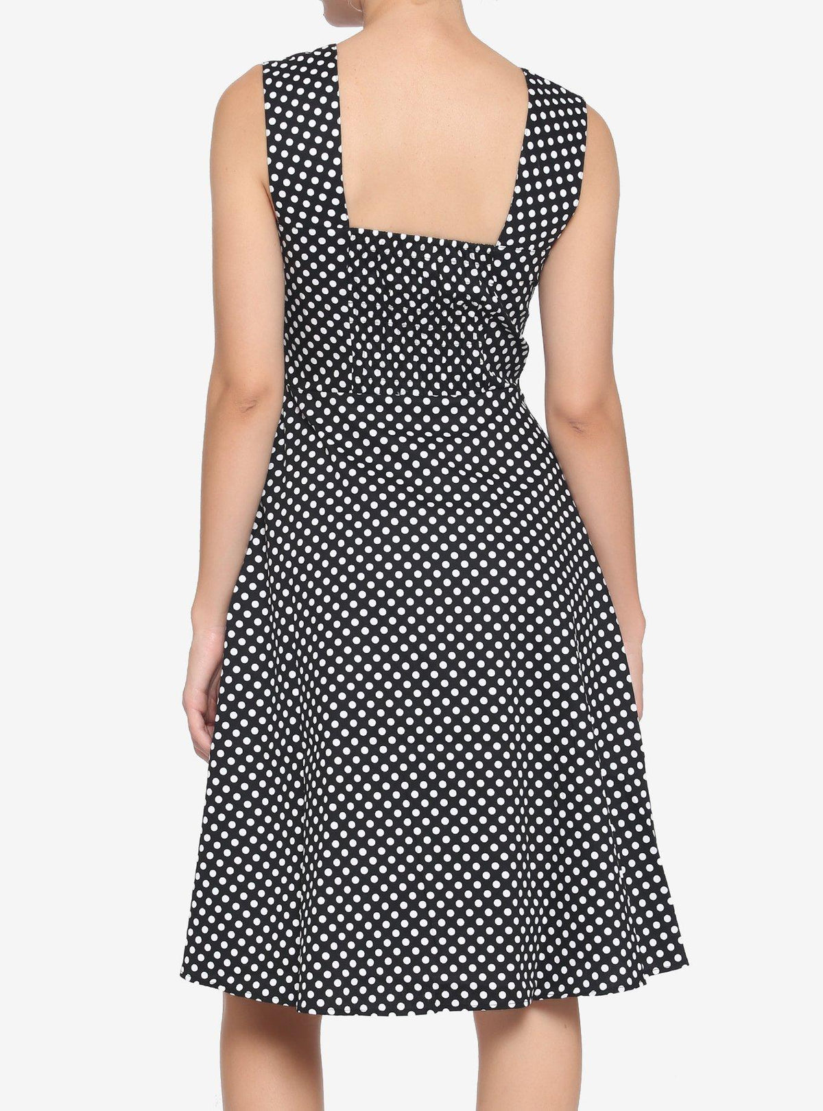 Black White Polka Dot Dress